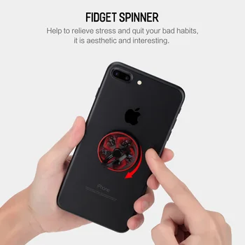 Pentru iPhone/ Samsung/ XiaoMi Frământa Spinner Ring Titular, ROCK de Mare Viteză Mână Deget Inel Spinner Titularul de 360 de Grade Suport de Metal