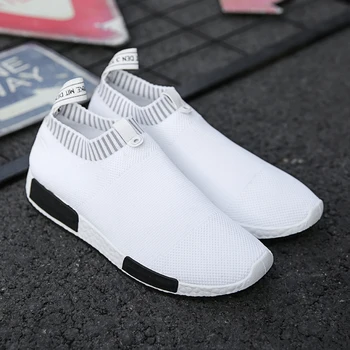 2020 Mens Casual Pantofi pentru Bărbați Slip-on Ciorap Adidași Respirabil Usoare de Mers pe jos de Jogging, Tenis de Funcționare Vulcanizat Pantofi