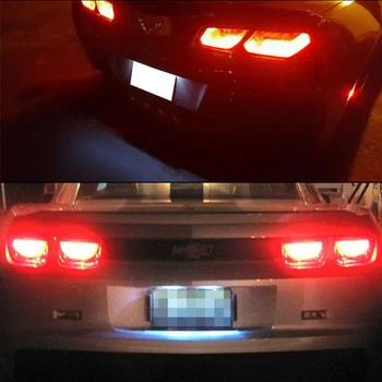 IJDM OEM-Fit Full LED Alb Xenon can-bus fara Eroare Pentru Chevrolet Camaro, Corvette SS Equinox Impala Volt Lumină de inmatriculare