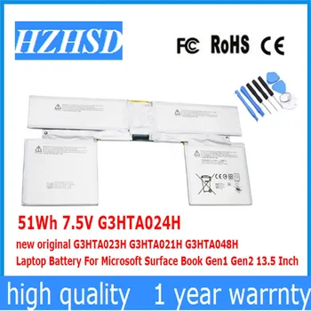 51Wh 7.5 V G3HTA024H nou original G3HTA023H G3HTA021H G3HTA048H Baterie Laptop Pentru Microsoft Surface Book Gen1 Gen2 13.5 Inch