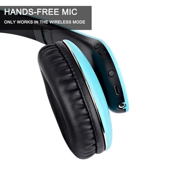 Zanchie Căști fără Fir Bluetooth Stereo Hi-Fi de Peste Ureche Căști cu Microfon, Pliabile, 30 de ore de Redare, pentru Telefon, PC