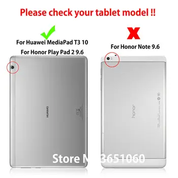 Fluture Pictat Caz Pentru Huawei MediaPad T3 10 AGS-L09 AGS-W09 AGS-L03 9.6