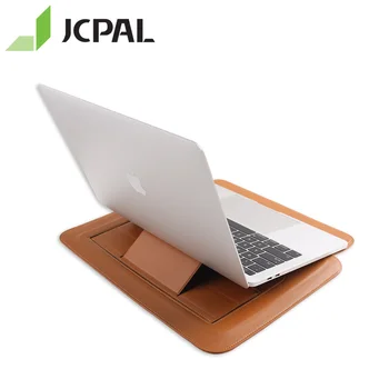 JCPAL PU Laptop Maneca si Pliabil Suport pentru MacBook 13