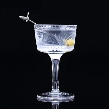 Europa Cristal de sticlă, pahar Martini, pahar de cristal lucrate Manual, sculptate Cocktail Cupa desert cupa Cupa cupa de vin Bar Drinkware