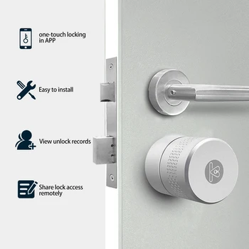 Inteligent de blocare de amprente ușa Wifi/Bluetooth/pad-cheie/biometrice smart lock pentru birou/hotel/apartament zăvor