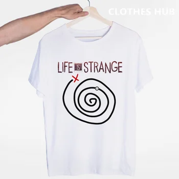Imprimarea Viața Este Ciudat Joc T-shirt O-Gat Maneci Scurte Tricou Pentru Bărbați Și Femei