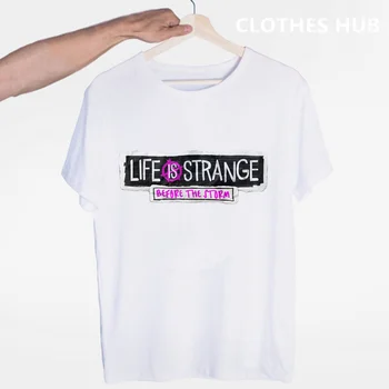 Imprimarea Viața Este Ciudat Joc T-shirt O-Gat Maneci Scurte Tricou Pentru Bărbați Și Femei