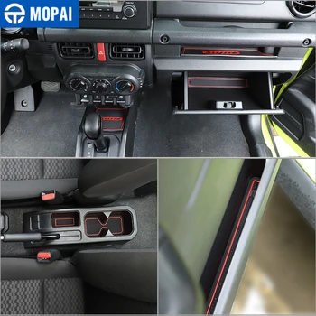 MOPAI Ușa Groove Mat pentru Suzuki Jimny JB74 Portiera Poarta Slot Mat Ceașcă Titularul Pad pentru Suzuki Jimny 2019+ Accesorii
