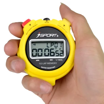 Electronic timer cronometru portabile profesionale arbitrul sport cronometru secunde 10 ture de memorie în aer liber echipament de fitness 54g