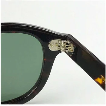 Johnny Depp ochelari de Soare Barbati Femei Brand vintage Acetat de Cadru de calitate de Top de Conducere Polarizat ochelari de Soare Verzi, Lentile Cu Cutie SQ17
