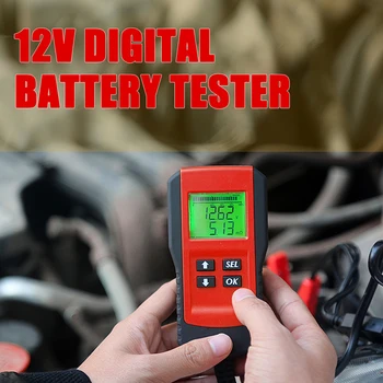 Auto Tester Baterie 12V 100 la 9999CCA 12 Volți Baterie de instrumente pentru Mașină Rapidă Pornire Încărcare Diagnostic Digital cu Analizor de Baterie