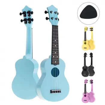 21 Inch Colorate Acustice, Ukulele Uke 4 Siruri de caractere Hawaii Chitara Guitarra Musica Instrument pentru Copii și Muzică Incepator