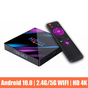 Smart TV Box H96 MAX RK3318 Android 9.0 9 4K pe Youtube Media player 4GB, 32GB 64GB H96MAX TVBOX Android TV Set top box