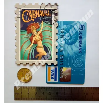 Brazilia suvenir magnet de epocă turistice poster