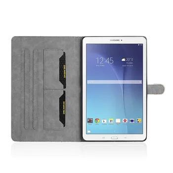 Pentru Samsung Galaxy Tab E T560 SM-T560 9.6 inch Acoperi fundas Bling Sclipici Inteligent piele Stand Tablete portofel Caz+Cadouri