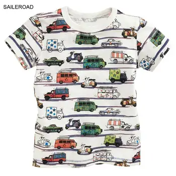 SAILEROAD Vara Copii Copii Topuri Tricouri Tricou Bumbac pentru Copii Toddler Boys Shorts Sleeve T-Shirt Pentru Muchacho Camisa de t