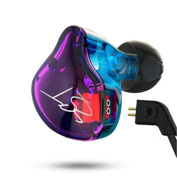 KZ ZST Pro Sport Muzica Pavilioane Armatura Dual Driver Casti Cablu Detașabil Audio Monitoare Izolarea Zgomotului Căști HiFi