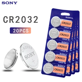 20buc Original SONY cr2032 Buton Baterii 3V Monedă cu Litiu Baterie Pentru Ceas de Control de la Distanță Calculator cr2032