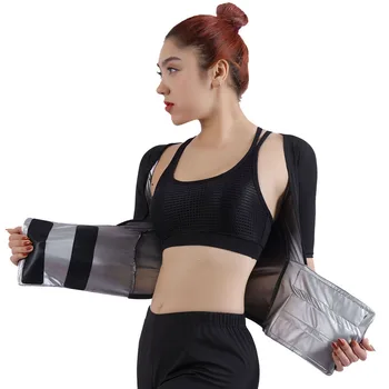 Femei Yoga Transpirație Vesta Talie Spate Interior Strat de Argint Căldură Rapidă Colectarea și Păstrarea Jachete Femei Transpirație Topuri