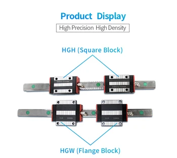 Vanzare fabrica dimensiune la fel ca HIWIN 1buc HGH15CA /HGW15CC diapozitive bloc vagoane pentru CNC piese