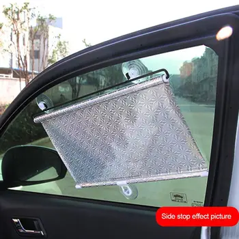 Auto Retractabil Parbriz Anti-UV, parasolar Automat Retractabil Termică Perdele Pentru Vehicule Acasă