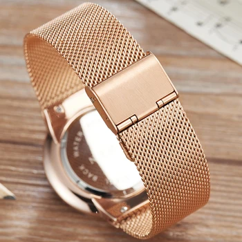 LIGE Ceasuri Barbati Nou brand de lux ceas barbati sport de Moda cuarț ceas din oțel inoxidabil plasă de curea ultra subțire dial data ceas