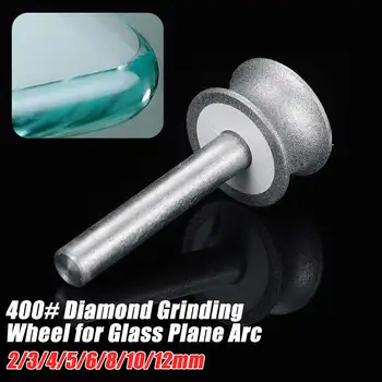 Noi 3-12mm Roata de Diamant de Slefuire de Slefuire Roată pentru Sticla de Avion Margine Dreaptă Chamfer 6mm Coadă Roata de Diamant de Slefuire
