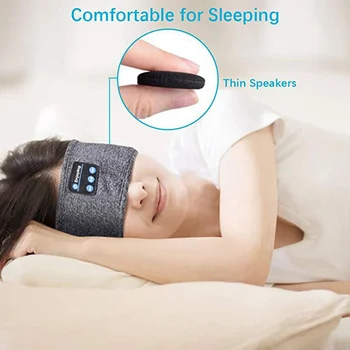 Sport Căști Fără Fir Bluetooth Muzica De Funcționare Bentita Căști Masca De Dormit Hands-Free Built-In Speakders