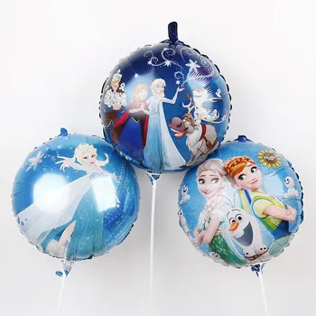 10pcs18inch Elsa Frozen Anna Printesa Baloane Folie Happy Birthday Party, Decoratiuni Copii Iubesc Jucăriile Copilului Duș Fata Cadouri