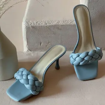 KEMEKISS Vara Femei Sandale Pantofi Elegante sandale Papuci de Design de Moda Pantofi Femei Spike Tocuri Încălțăminte de Mărime 33-40