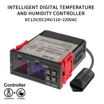 Noi STC-3028 Digital de Temperatură și Umiditate Controller Acasă, Frigider Termostat de Umiditate Termometru Higrometru Comutator de Control