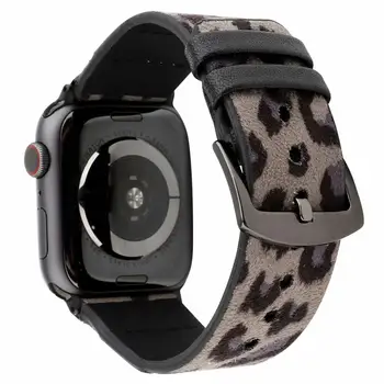 Pentru 38mm 40mm 42mm 44mm Apple Watch Band Serie SE 6 5 4 3 2 1 iwatch Curea Leopard Ceas de mână Brățară din Piele Centura.
