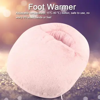 Drăguț Picioarele Calde Papuci de casă USB Electric Picior mai Cald Încălzire a Pernei pentru Iarna Birou, Încălzire, Papuci de Pantofi Tampoane Pătură de Iarnă Mat