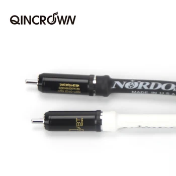 Nordost ODIN 2 febre cabo de sinal de el RCA duplo de lótus cabo de el de prata esterlina CD amplificador de tubo de cabo