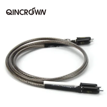 Nordost ODIN 2 febre cabo de sinal de el RCA duplo de lótus cabo de el de prata esterlina CD amplificador de tubo de cabo