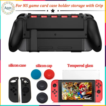 Nou Pentru Nintend Switch Grip Caz cu 5 Cărți de Joc de Depozitare Maner Ergonomic Goplay Mână de Prindere Accesorii Special pentru Mare Parte