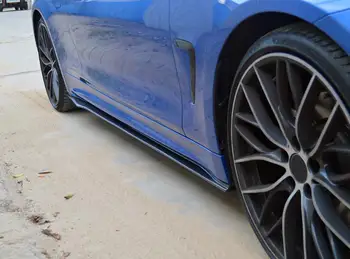 Fibra de Carbon, praguri Laterale spoiler Pentru BMW Seria 4 F32 F33 F36 425i 440i 2 Usi Coupe Cabrio-2019 Extensie Bara Buze