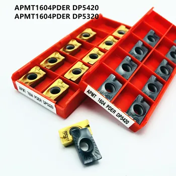 APMT1604 APMT1135PDER RPMW1003MO DP5320 DP5420 de înaltă calitate, insertii carbură APMT CNC strung piese de instrument de frezat insertii RPMW