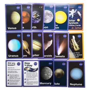 Spațiul Sistemului Solar Star De Învățare Limba Engleză Cuvinte Carte Montessori Devreme Jucarii Educative Pentru Copii Joc Carte De Buzunar Pentru Copii Carduri Flash