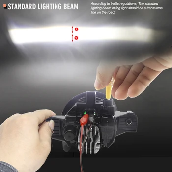 LED Lumina de Ceață de Asamblare Pentru Nissan Murano 2016 2017 Masina H11 Bara Fata Ceață Lampă pentru circulație Diurnă Lumina 30W 8000LM 12V