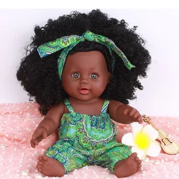 HIINST Jucarii pentru copii de simulare Negru African Fete pentru copii Păpuși Pentru Copii 12 inch Cadouri pentru copii navă 2020 NOU