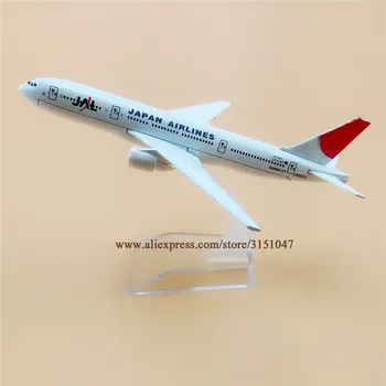 16cm Aer JAL JAPAN Airlines Boeing 777 B777 Model de Avion Aliaj Metal turnat sub presiune Model de Avion de Aeronave Airways Copii Cadou