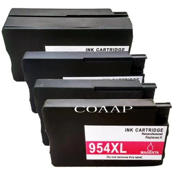 4pk Reîncărcabile hp954 cartuș de cerneală Pentru hp 954 OfficeJet Pro 7740 8210 8710 8720 8730 Printer