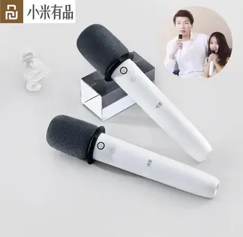 Youpin U7 Bluetooth Microfon Wireless Music Player Cântând Recorder Microfon Handheld Pentru Adunare De Familie Difuzat Live