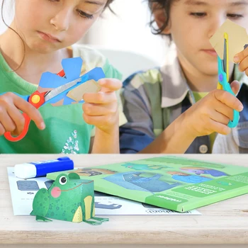 Copii Origami Carte 3D Tridimensionale Handmade, DIY-Tăiere Hârtie Jucării Decor Copii Jucarii Educative pentru Copii Cadouri