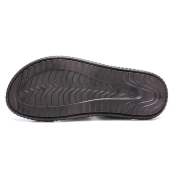 CYYTL Sandale Bărbați 2020 Pantofi de Vara din Piele Flip-Flops, Papuci de Plajă în aer liber Casual sex Masculin Apă Adidași Roman Sandalias Hombre
