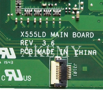 Nou!! Pentru Asus X555LD X555LB X555LJ X555LI X555LF K555L F555L Laptop placa de baza Placa de baza I5-5200 4GB RAM REV 2.0 1.1 3.3 2GB