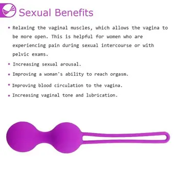 1 set de Siguranță Silicon Kegel Bile Vaginale strict de Exerciții Ben Wa Minge de sex Feminin Minge Mică