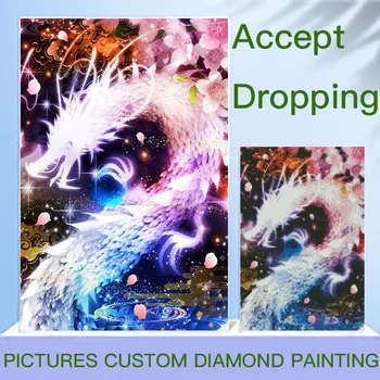LaoJieYuan Personalizate new sosire imagine DIY Cristal burghiu plin de pătrat 5D diamant tablou goblen kit mozaic rotund stras