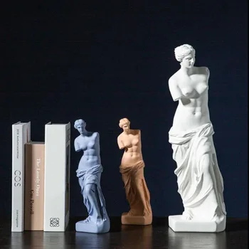 Rășină Sculptura Decor Acasă Europene Caracter Statuie Art Decor Ornamente lucrate Manual Schiță elemente de Recuzită pentru Biroul de Acasă